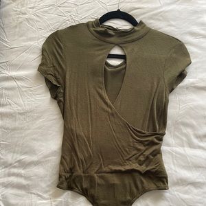 Olive Green Bodysuit